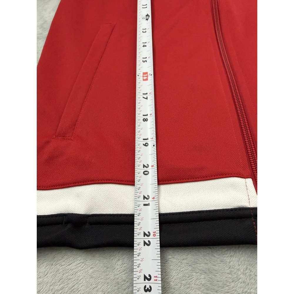 NWT Adidas Originals Climacool Track Jacket Youth M 11-12 Red Striped Full Zip - Picture 5 of 7